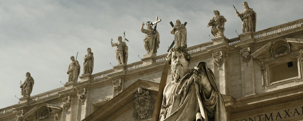 Vatican Statues of apostles